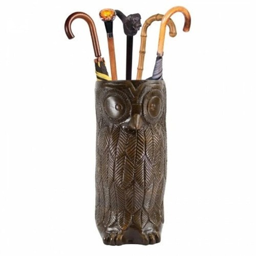 Owl umbrella walking - owl, stick